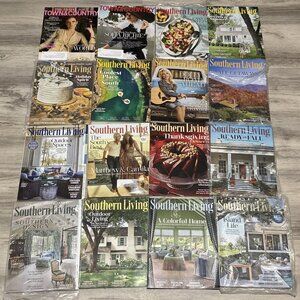 Southern Living Magazine Lot of 14+2 Town & Country 2024-2025 Dolly Parton Celeb